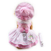 Dog Dresses Pink Princess Dress For Dogs 6071054 Pet Clothing Supplies ( Dress + Hat + Panties + Leash = 1set