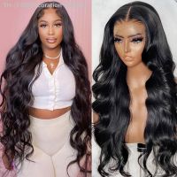 13x6 HD Transparent Body Wave Lace Front Human Hair Wigs For Black Women 360 Lace Frontal Wig 30 Inch 4x4 Closure Wig Deep Part [ Hot sell ] Decoration Center