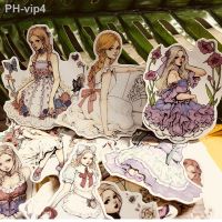 Stickers 33pcs European And American Style Retro Gothic Loli Girl Handbook Stickers Handbook Diary DIY Craft Photo Albums