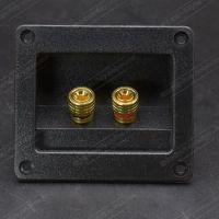 [COD] The installation size of the 2-position junction box fine sound speaker is 75mm long x 55mm wide pure copper terminal