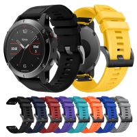 trterth Quick Fit Silicone Strap for Garmin Fenix 5/5 Plus 6 Pro 7 Replacement 22mm Watch Band for Garmin Instinct Forerunner 935 945