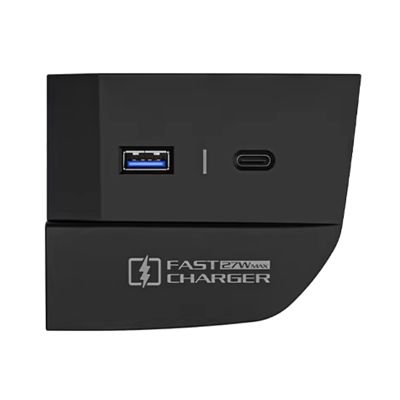 1 PCS 27W Car USB Type C Fast Charger Tray Pad Storage Box Parts Accessories for BMW X3 X4 IX3 2022 2023