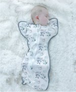 Nhộng chũn, túi ngủ chũn mở tay chất cotton tinh chế cao cấp LITTLE TOTS