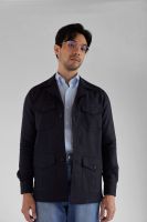 [Pre-order 20วัน] MadetoMature Linen Safari Jacket Overshirt Navy - เสื้อซาฟารีแจ๊กเก๊ต สีเนวี่