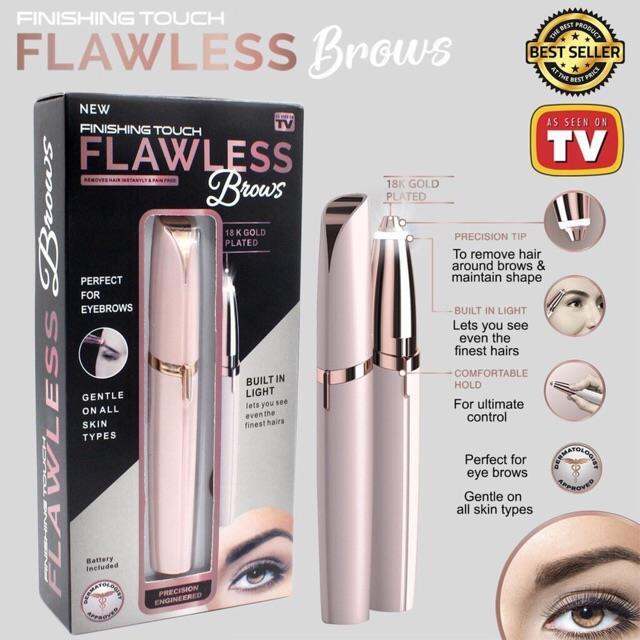 【Feee Battery】Flawless brows Electric finishing Touch Eyebrow Remover
