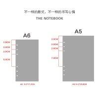 หน้าด้านในกระดาษคราฟท์ A6 A5น่ารักกระดาษสมุดโน้ตเติมสารประสานเกลียวรายสัปดาห์รายเดือนสมุดวางแผ่นเล่มเล็กทุกวัน