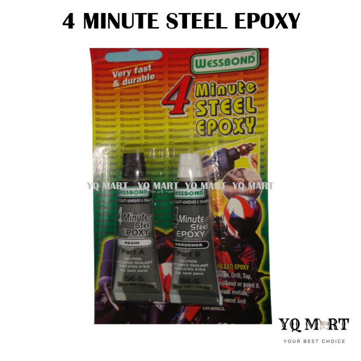 4 Minute Steel Epoxy/Steel Filled Epoxy Lazada