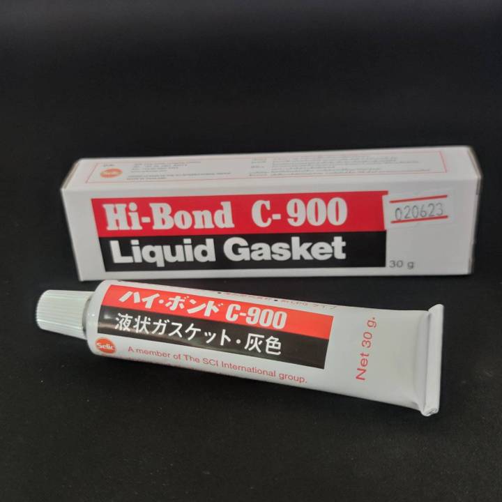 hi-bond-c-900-กาวทาปะเก็น-ขนาด-30-กรัม-กาวบอน-liquid-gasket-กาวสำหรับติดที่ประเก็น-กาวประเก็น