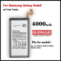 แบตเตอรี่?สำหรับ Samsung Galaxy Note9หมายเหตุ9 SM-N9600 N960F N960U N960N N960W (EB-BN965ABU EB-BN965ABE)/ ความจุแบตเตอรี่ 4000MAh