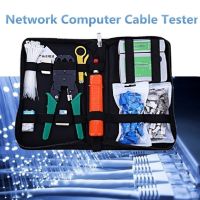 ∏₪ Network Ethernet LAN Kit Cat5e Cat6 RJ45Cable Tester Crimping Tool Set