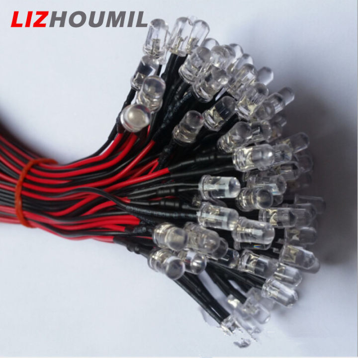 lizhoumil-หลอดเรืองแสงอุปกรณ์โคมไฟทำเล็บแบบมีสาย-led-dc12v-5มม-20ชิ้นอุปกรณ์โคมไฟทำเล็บสีฟ้าอุปกรณ์โคมไฟทำเล็บไฟแบบเส้น