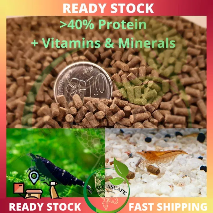 Premium Marine & Freshwater Shrimp Feed / Makanan Udang Lobster Aquatic