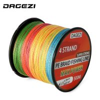 [HOT LIAXLLWISAAZH 534] DAGEZI 10 80LB ผสมสี100 PE สายการประมงถักกับของขวัญ4 S Trand 500เมตรซุปเปอร์แข็งแกร่ง Multifilament สายการประมง