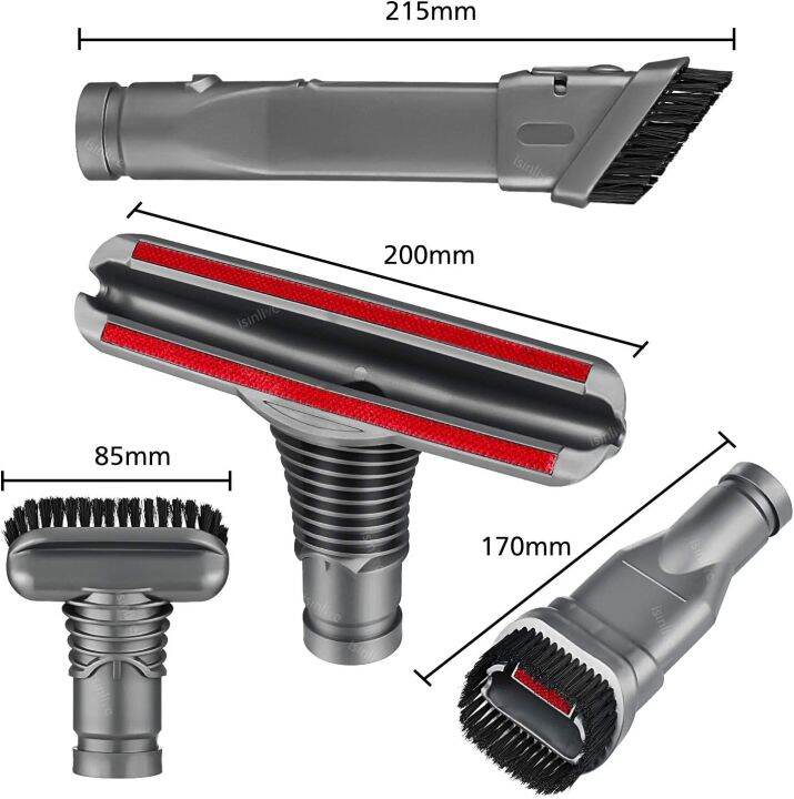 หัวฉีดหัวแปรงสำหรับ-dyson-v6-dc24-dc33-dc35-dc39-dc44-dc58-dc59-dc62-dc74สูญญากาศชุดที่แนบมาอุปกรณ์เสริม