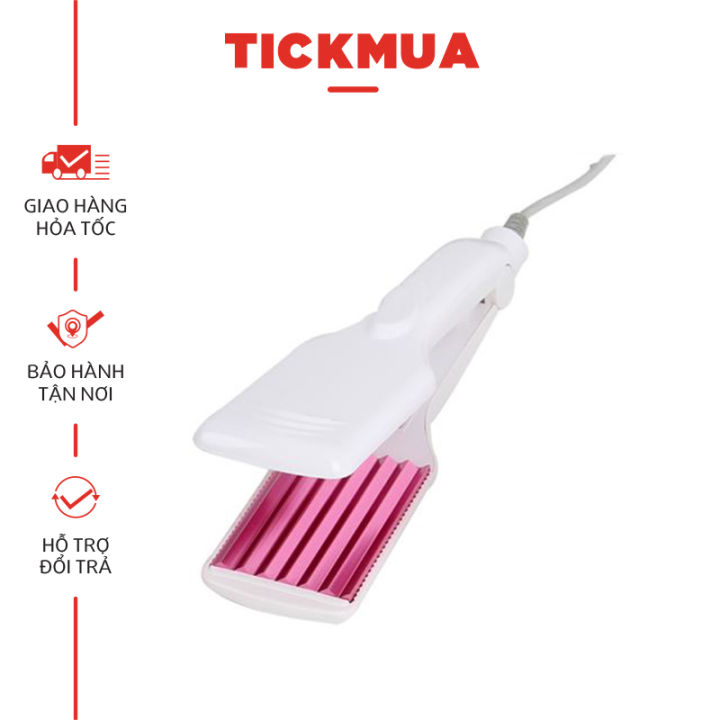 Máy bấm tóc gợn sóng dập xù bản lớn TICKMUA TM054 với ưu thế bản to