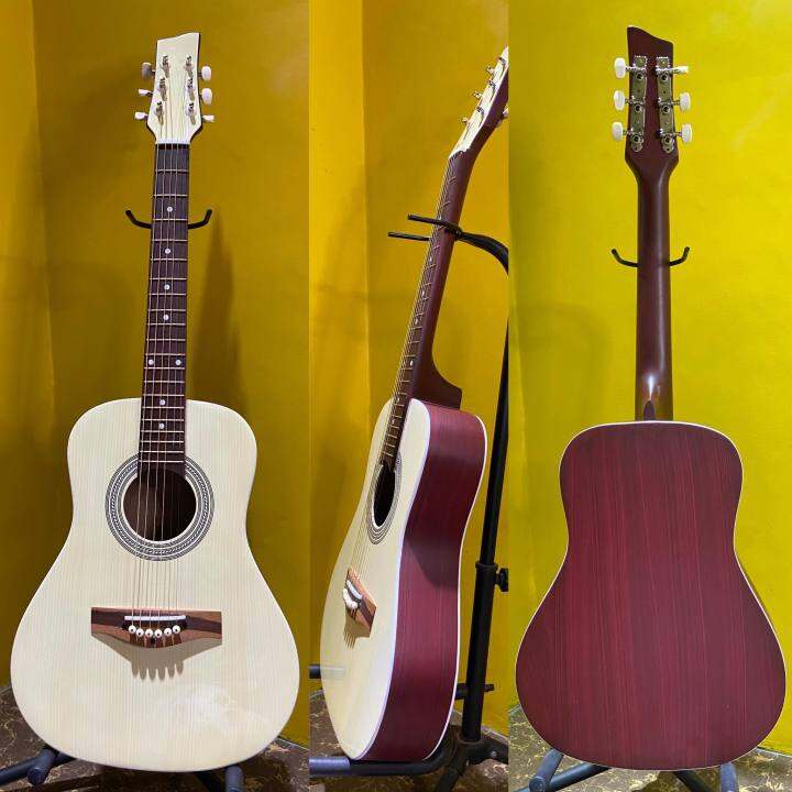 Acoustic Baby Guitar 32 inches (Natural/Cream) Lazada PH