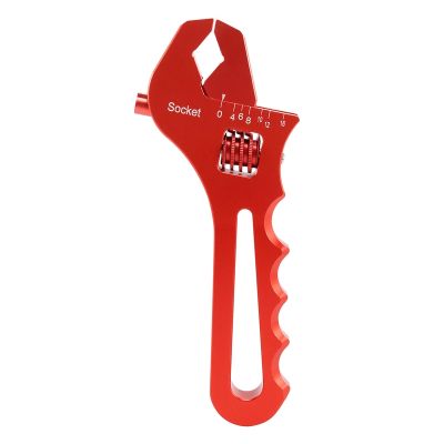 Adjustable Wrench, an Wrench, Aluminum Wrench Hose Fitting Tool Aluminum Spanner AN3-AN16
