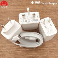 ┇二huawei 40W Charger Original 10v4a Supercharge Eu/us/uk อะแดปเตอร์ชาร์จ5a Usb Type C สำหรับ Nov