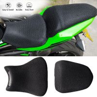 ◎✓☍ Motorcycle NEW Cushion Seat Cover Anti-Slip 3D Breathable Fabric Saddle Seat Cover For Kawasaki Ninja650 Ninja 650 Z650 Z 650