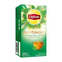 Lipton Glint Peppermint Tea Bag -ผลิตจากใบชาเปปเปอร์มินต์ธรรมชาติ 100%, 25 tea bags