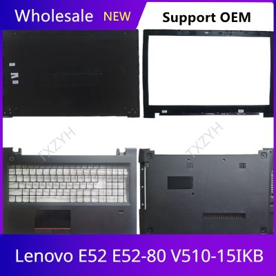 New Original For Lenovo E52 E52-80 V510-15IKB Laptop LCD back cover Front Bezel Hinges Palmrest Bottom Case A B C D Shell