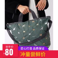 Japan Limited เย็บปักถักร้อยเย็บปักถักร้อยลูกสุนัขกระเป๋าถือแฟชั่น Casual Nylon Tote Bag กระเป๋าสะพาย Messenger Bag 4360