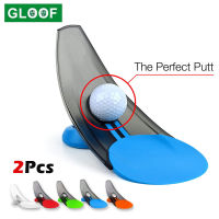 2Pcs Pressure Putt Trainer,Office Home Putt Aim Easy Practice Pressure Putting Golf Training Aids Putter Golf Cup Hole