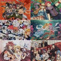 1000 Piece Anime Fairy Tail Jigsaw Puzzles Wooden Natsu Gray Erza Lucy Puzzles For Adults Children Educational Toys Gifts