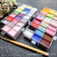 ผงปั้นดอกอคิลิคคละสี 24 สี (แถมฟรีโมโนเมอร์ 30 ml)