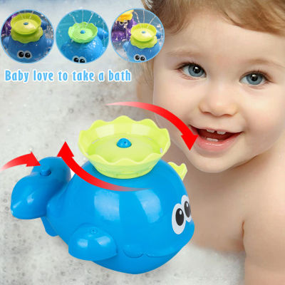 Electric Water Spray Toy Whale Bathroom Infant Kids Water Bath Play Toy High Quality Durable