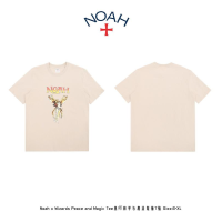 New Fasion Vintage Beauty Letter Print NOAH T Shirt Men Women EU Size 100 Cotton Skateboard NOAH Top Tees