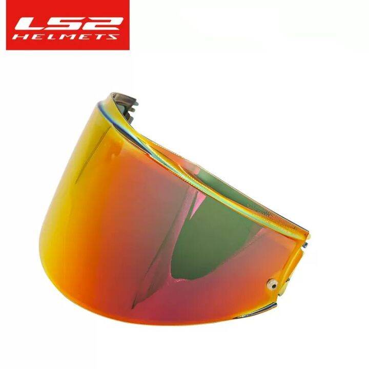 LS2 Valiant Helmet Visor Rain Shield Smoke Colorful Silver Lens Only For LS2 FF399 Model With