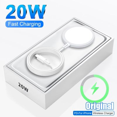 For Apple Original 20W Magnetic Wireless Charger For iPhone 14 13 12 11 Pro Max XS Fast Charging Phone Charger Cable Accessories