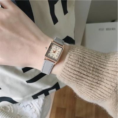 ⌚ Ms doukou watch light sense of luxury senior ins niche restoring ancient ways design student contracted belt small square