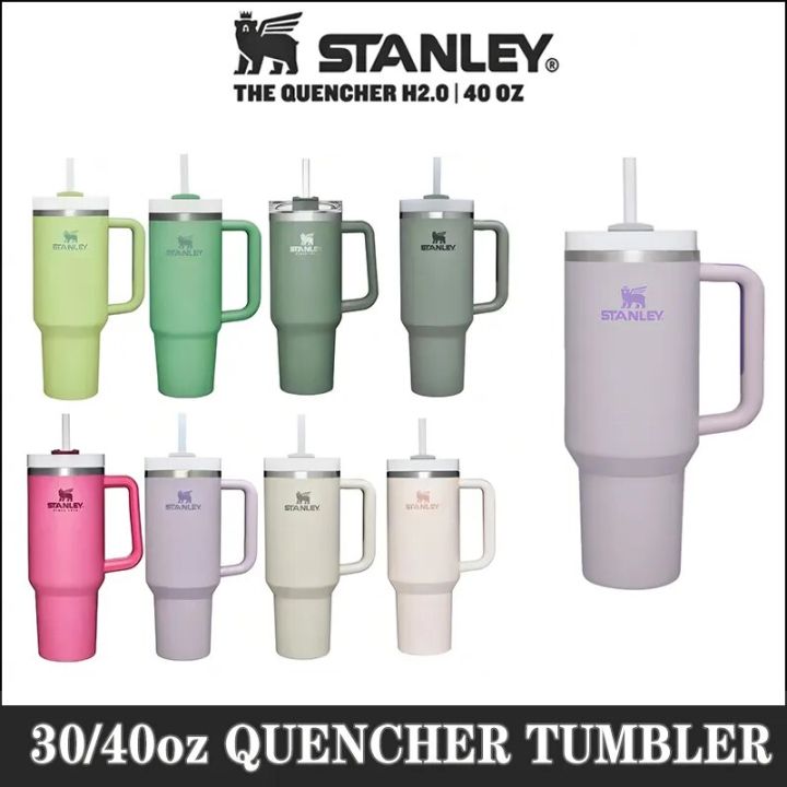 Stanley - 30 oz. PINK DUSK Quencher H2.0 Flowstate Tumbler w/Handle - NWT!