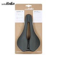 SelleItalia รุ่น-X SF จักรยานอานม้า MTB จักรยานเสือหมอบ Bantal Kursi กลวงระบายอากาศได้สวมใส่สบายดูดซับแรงกระแทกอานจักรยานอานม้า