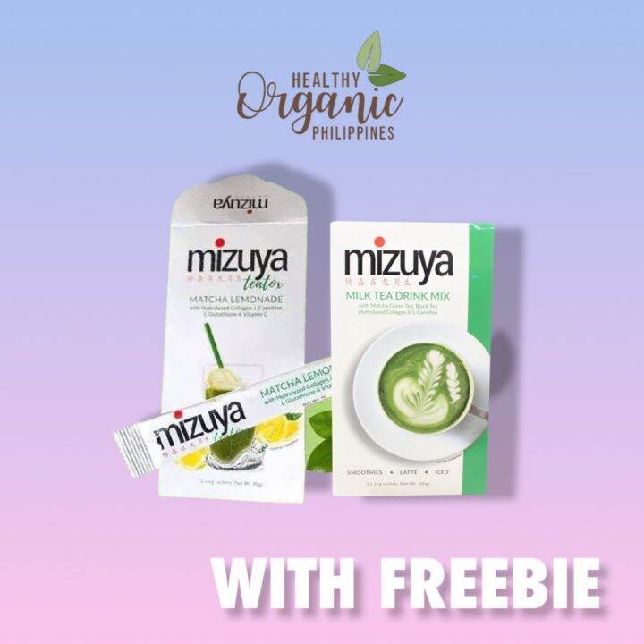 Mizuya Matcha Milk Tea Teatox Lemonade Anti Aging Whitening Vitamin C L