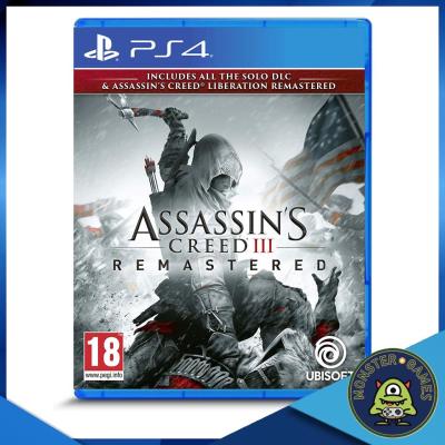 Assassins Creed 3 Remastered Ps4 Game แผ่นแท้มือ1!!!!! (Assassin Creed 3 Remastered Ps4)(Assassin Creed III Remastered Ps4)(Assassin Creed 3 Ps4)(Assassin Creed III Ps4)