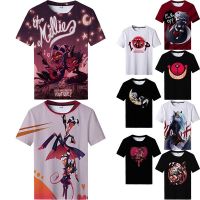 Anime T-shirt Cartoon Helluva Boss 3D Printing T-shirt Men and Women Sports s Street Casual Fashion T-shirt