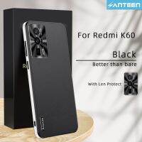 Anteen เคสสำหรับ Redmi K60 Pro เคส PU นิ่มหนังกล่องกันกระแทกเคลือบซิลิโคนสำหรับกล้องถ่ายรูป