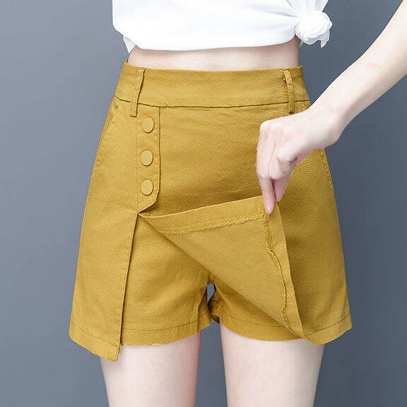 High Waist Casual Pants Skirt 2022 Summer New Korean Version Is Thin