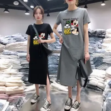 womens mickey mouse t shirt dress