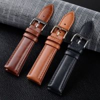 Suitable For Handmade leather strap top layer cowhide 18 19 20 21 22mm suitable for Lerogue Longines soft mens watch chain