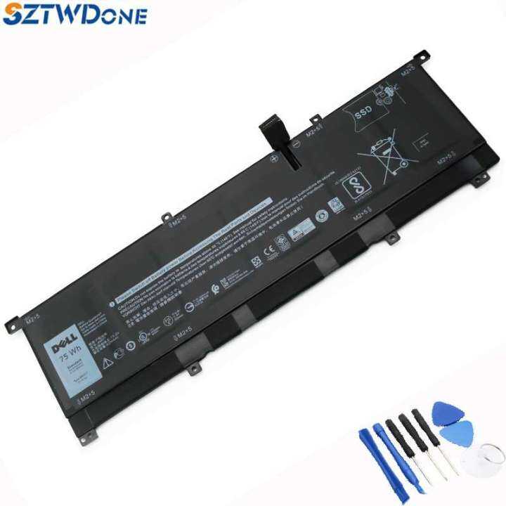 Duotipa Batteria Di Ricambio 8N0T7 Per Dell XPS 15 9575 E Precision 5530 - 75Wh Con Attrezzi - 3