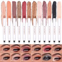 CAKAILA Double Head Matte Pearlescent Waterproof Eyeshadow Stick Long Lasting Shimmer Eye Shadow Pencil Makeup Texture Beauty Cables Converters