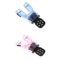 Online-Home 2Pcs Professional Scuba Diving Standard Mouthpiece Holder Regulator Snorkel