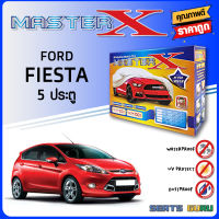 ผ้าคลุมรถ ส่งฟรี FORD FIESTA 5 ประตู ตรงรุ่นกล่อง MASTER-X ผ้า HI-PVC อย่างดีหนาพิเศษ ป้องกันแดด ป้องกันฝน ป้องกันฝุ่น