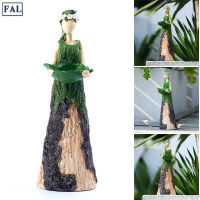 FAL Flower Fairy Statue Personalized Resin Figurines Creative Desktop Ornament For Home Garden Courtyard Decoration New