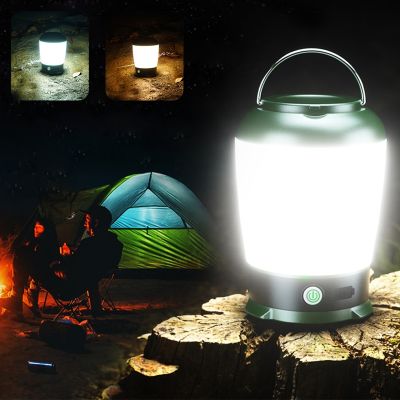 LED Camping Lamps Portable Lanterns USB Rechargeable Waterproof Flashlight Ultra Bright Tent Hiking Emergency Repair Work Lights