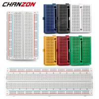 170 / 400/830ผูกจุดไม้อัด Breadboard MB-102 BB-801ต้นแบบครอบจักรวาล SYB-170 PCB แผ่นตัดขนมปังทดสอบสายเคเบิลสำหรับเครื่องพิมพ์